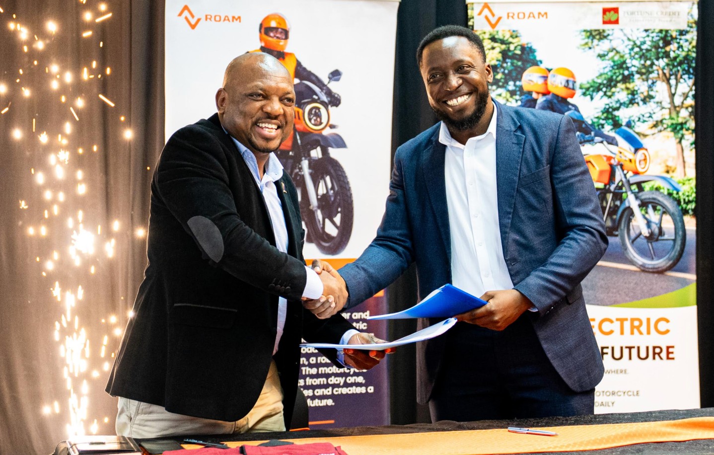 Bernard Mwonyonyo and Habib Lukaya
